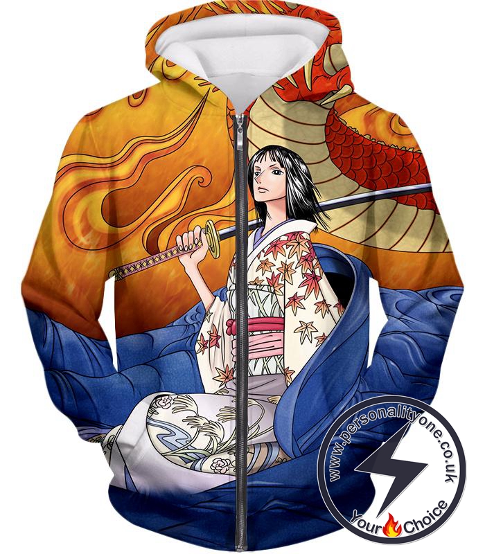 One Piece Hot Anime Girl Devil Child Nico Robin Awesome Zip Up Hoodie